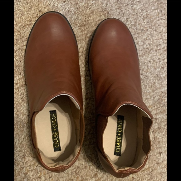 EUC Chase + Chloe brown booties - Picture 2 of 5